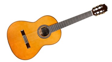 My new, improved Cordoba guitar looked a lot like this. It was my go-to guitar until it got left out in the Humboldt County rain.